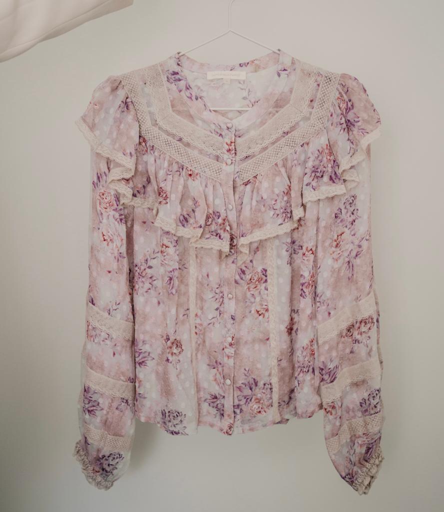 LoveShackFancy blouse