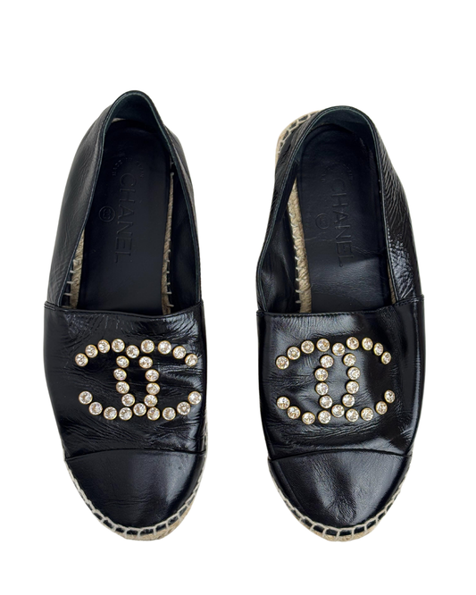Chanel black espadrilles - 6 UK