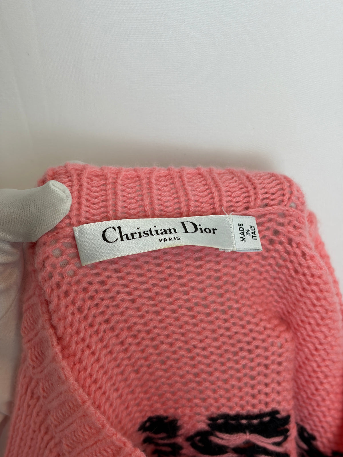 Christian Dior J'Adior 8 Pink Cashmere Knit Jumper - 14 UK