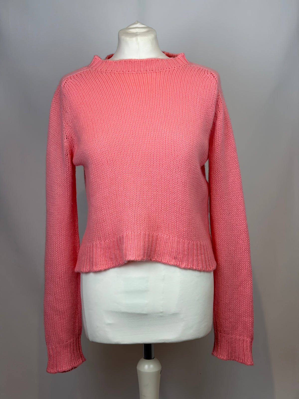 Christian Dior J'Adior 8 Pink Cashmere Knit Jumper - 14 UK