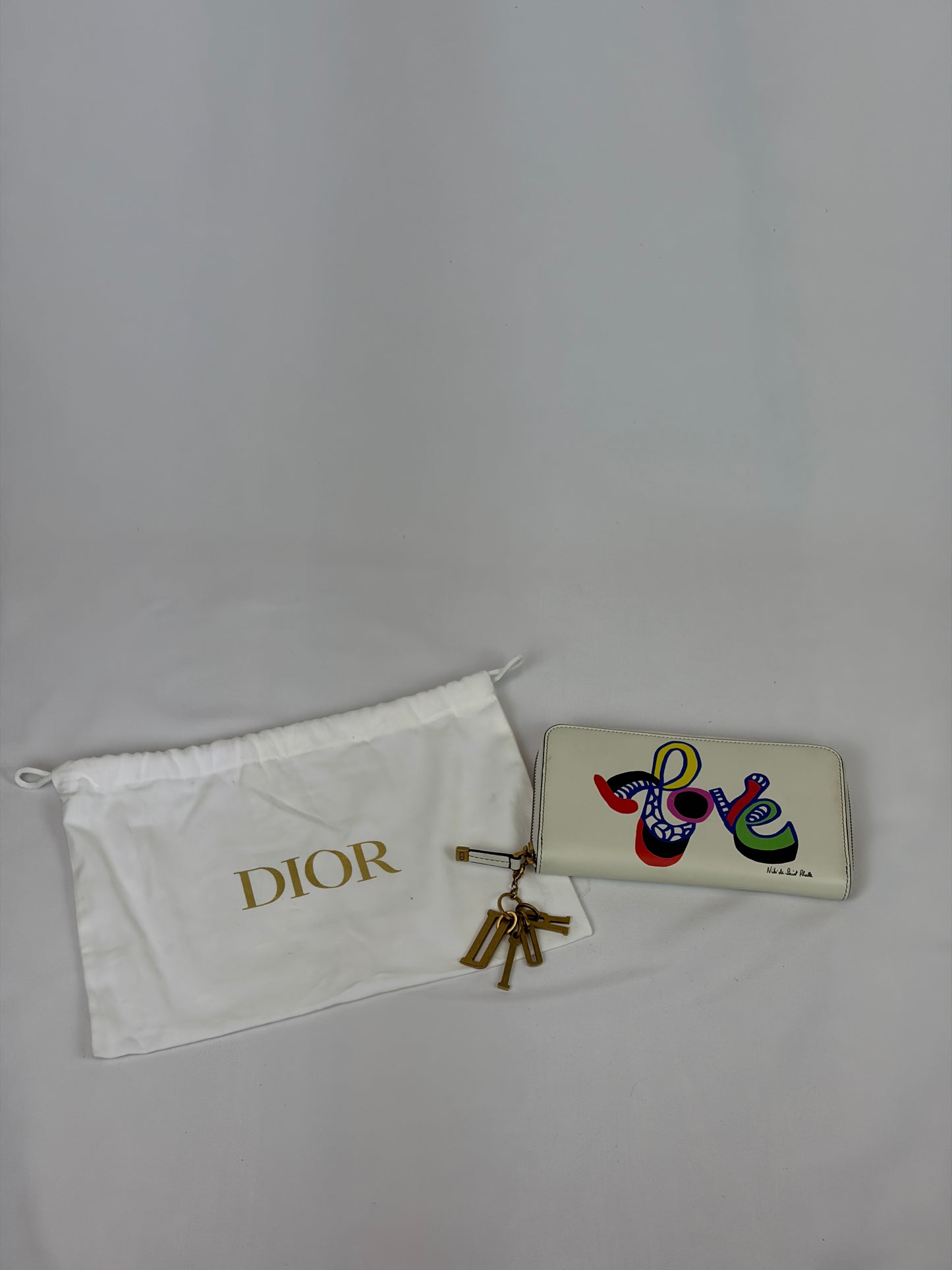 Christian Dior x Niki de Saint Phalle Limited Edition Love Zip Around Wallet