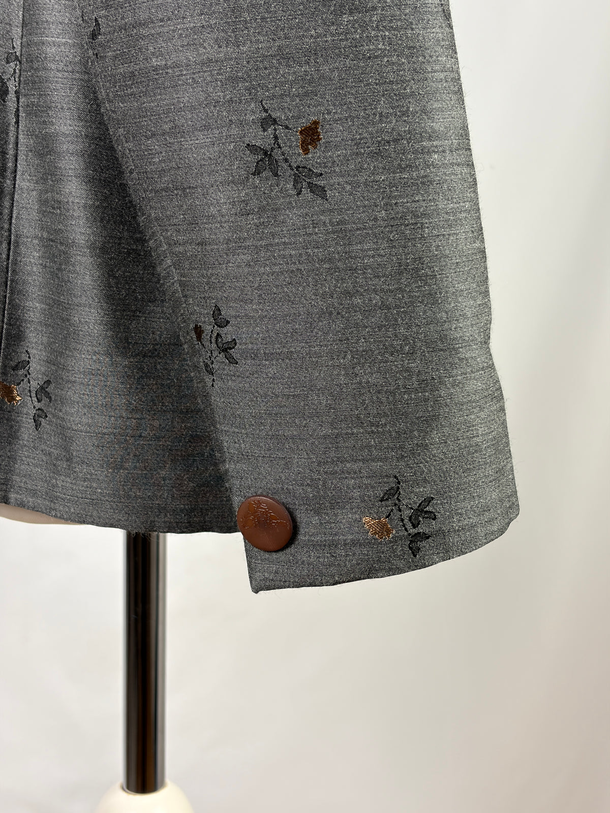 Givenchy Floral Jacquard Blazer, Grey (Vintage) - IT 42
