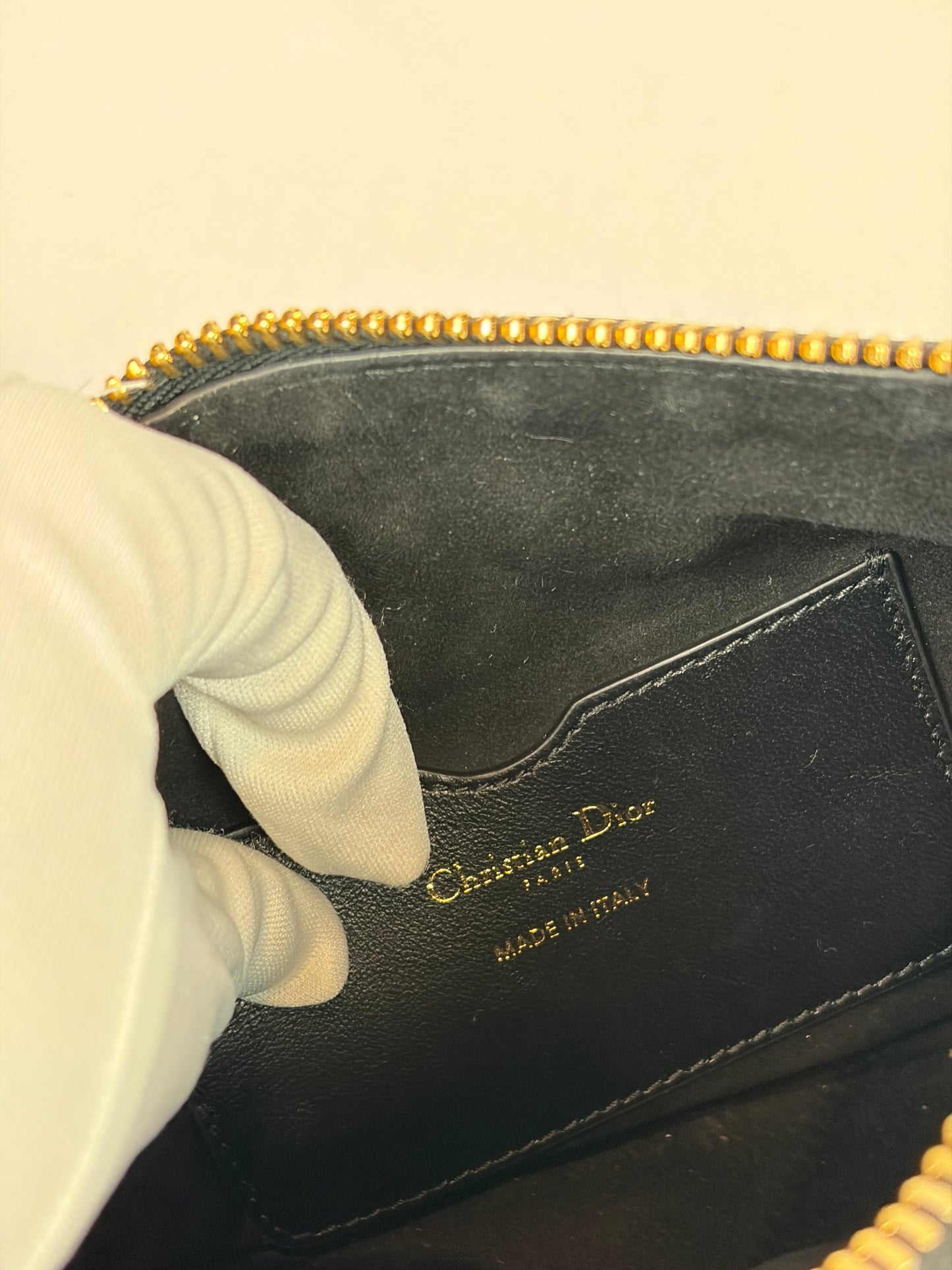Dior Black Cannage Lambskin Small Dior Vibe Hobo Bag
