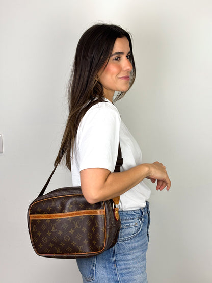 Louis Vuitton Reporter PM Monogram Canvas Brown
