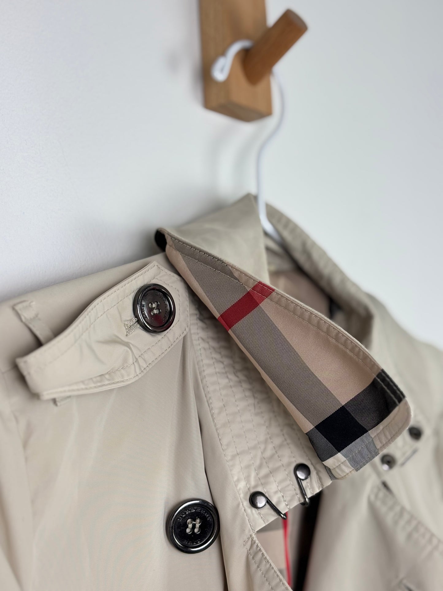 Burberry Brit Balmoral Packable Trench Coat Taffeta Beige - 4 UK