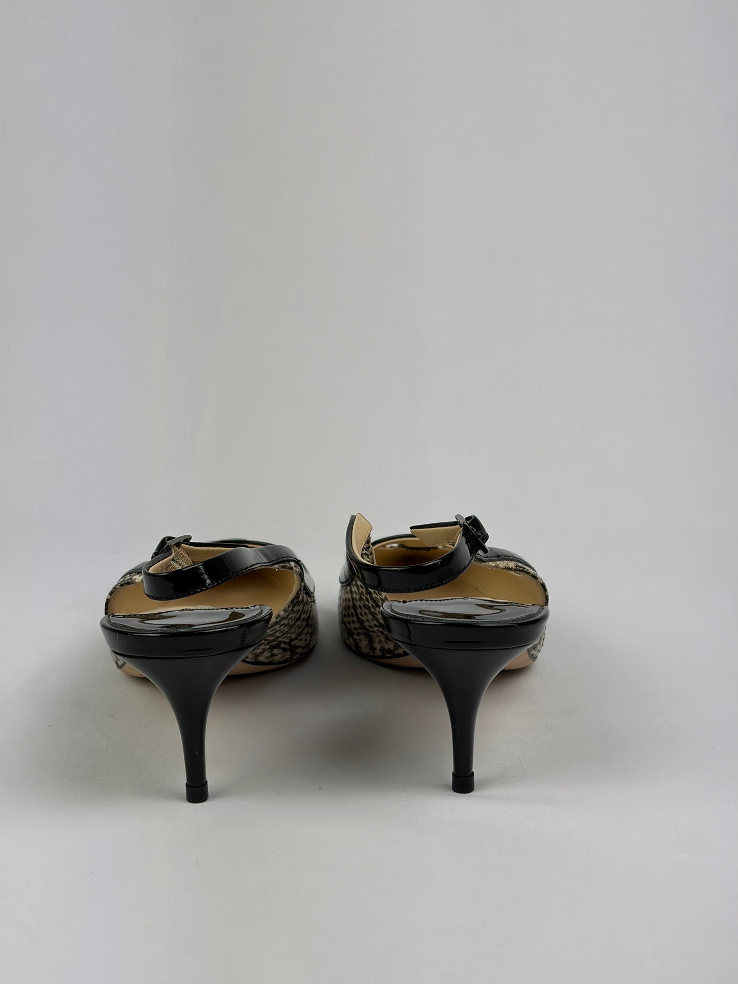 Jimmy Choo Python Print Pointed‑Toe Pumps - 5.5 UK