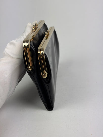 Anya Hindmarch Black Patent Leather Clutch (with box)