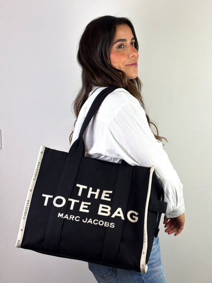 Marc Jacobs The Tote Bag Medium Canvas Black