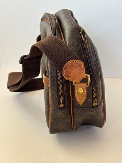 Louis Vuitton Reporter PM Monogram Canvas Brown