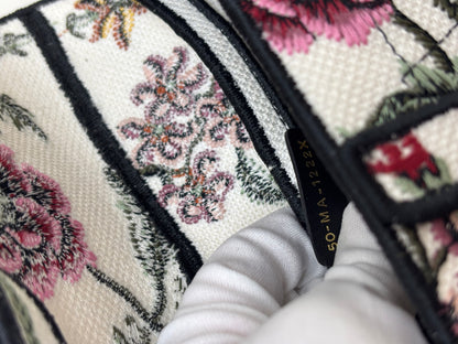 Dior Saddle Bag Multicolor Millefiori Embroidery Canvas Antique Gold Hardware