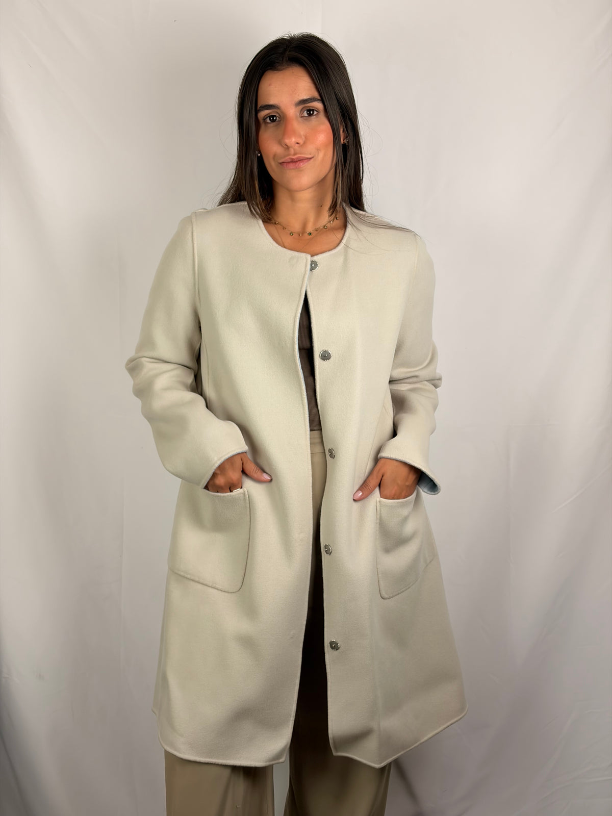 Max Mara Weekend Double Sided Wool Coat - 14 UK