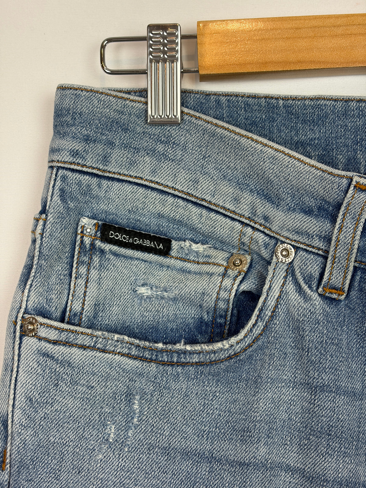 MENSWEAR - Dolce & Gabbana Skinny Fit Distressed Jeans - 50 IT