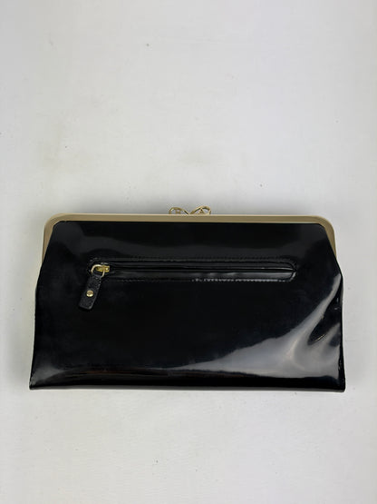 Anya Hindmarch Black Patent Leather Clutch (with box)
