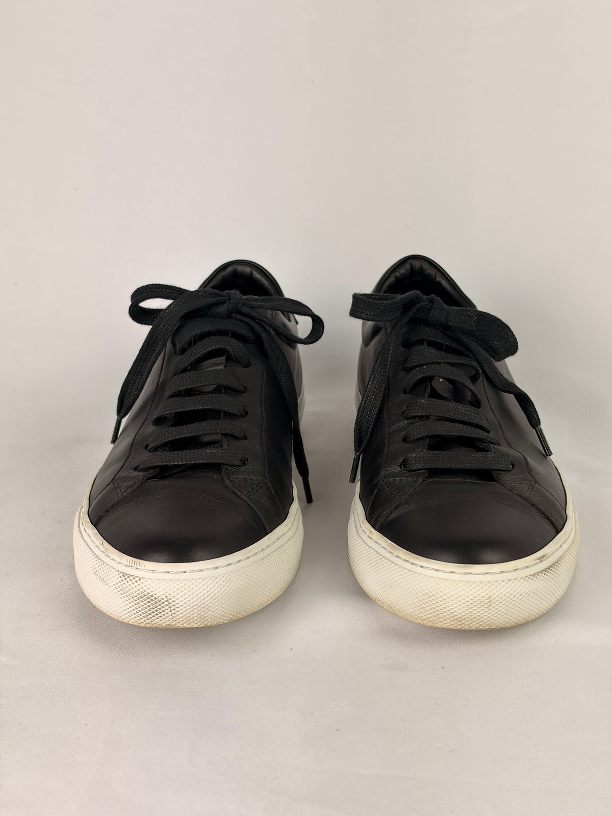 Givenchy Urban Street Leather Sneakers Black White - 4 UK