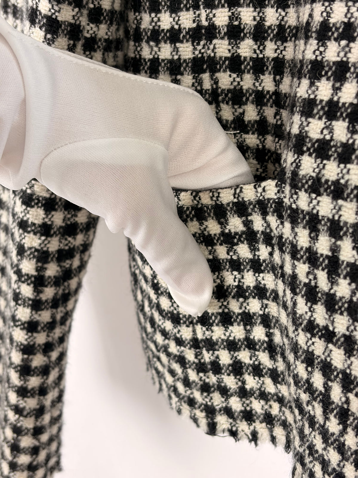 Isabel Marant Étoile “Lyra” houndstooth tweed blazer - 10 UK