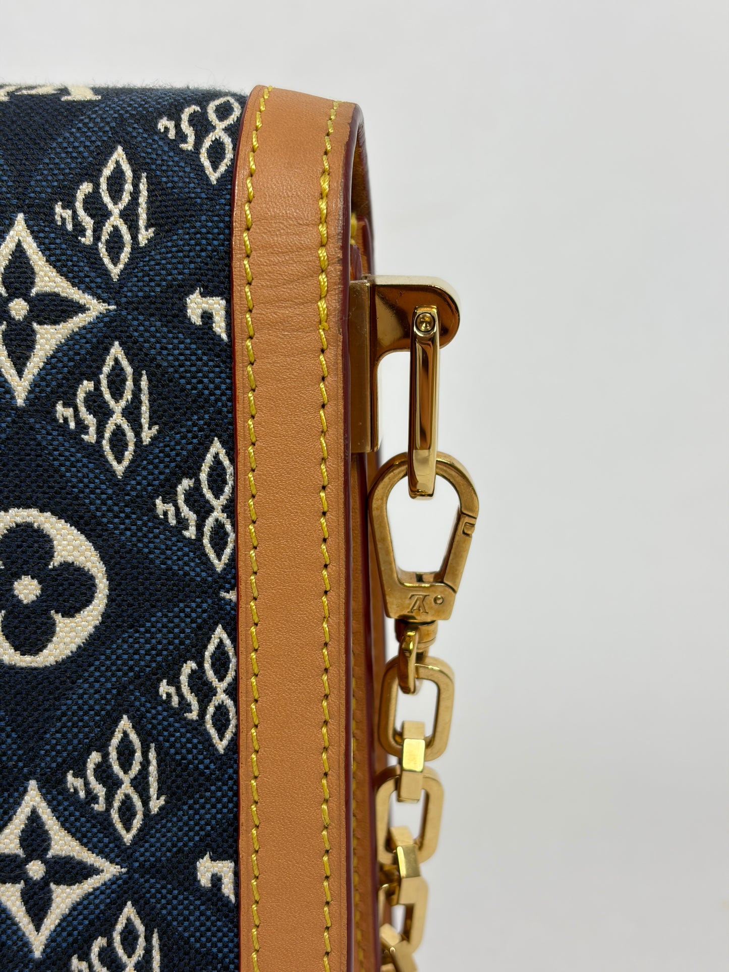Louis Vuitton Blue Since 1854 Dauphine MM Jacquard Shoulder Bag