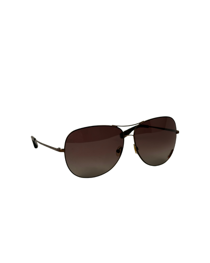 Marc Jacobs brown aviator sunglasses
