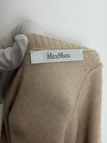 Max Mara Beige 100% Cashmere Knit Dress - XL