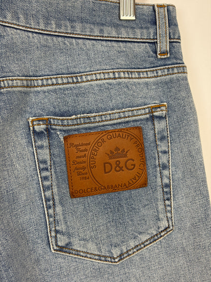 MENSWEAR - Dolce & Gabbana Skinny Fit Distressed Jeans - 50 IT