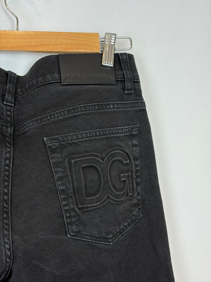 MENSWEAR - Dolce & Gabbana Black Skinny Fit Jeans - 50 IT