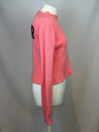 Christian Dior J'Adior 8 Pink Cashmere Knit Jumper - 14 UK
