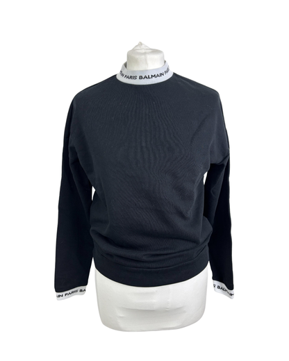 Balmain black sweatshirt - 12 UK