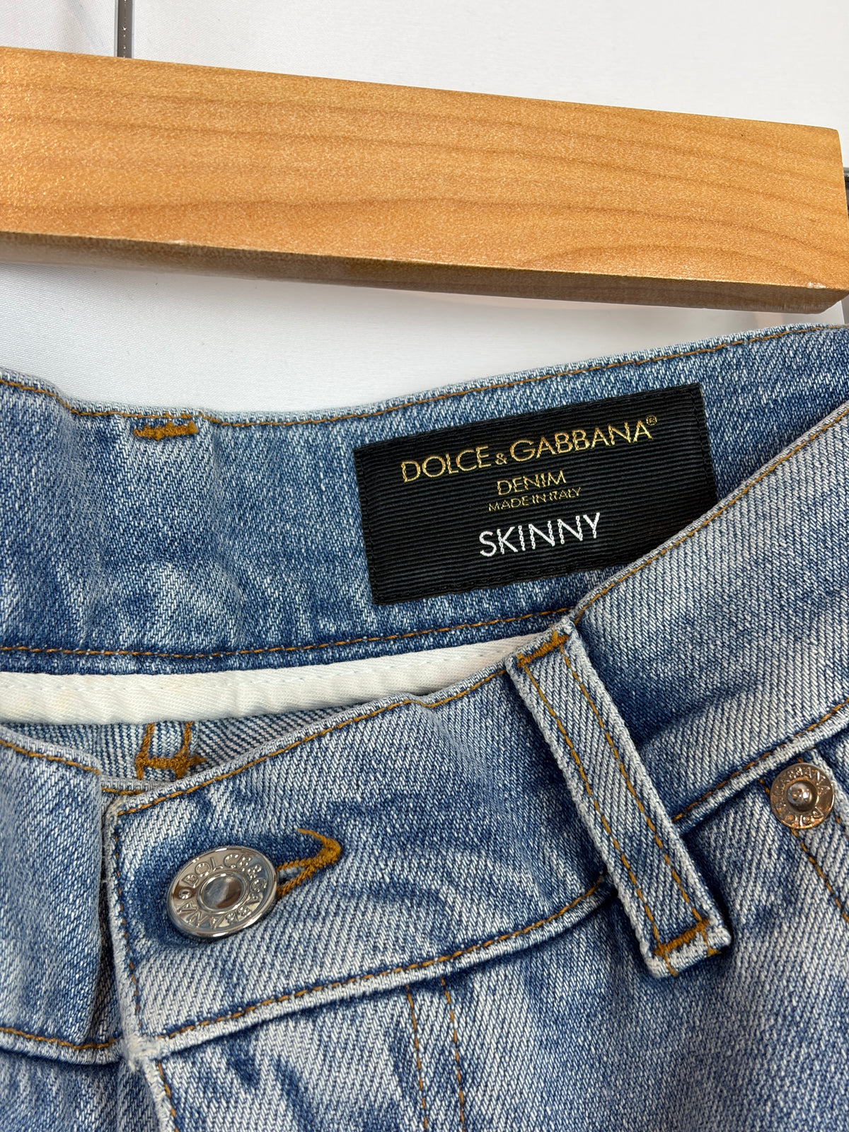 MENSWEAR - Dolce & Gabbana Skinny Fit Distressed Jeans - 50 IT