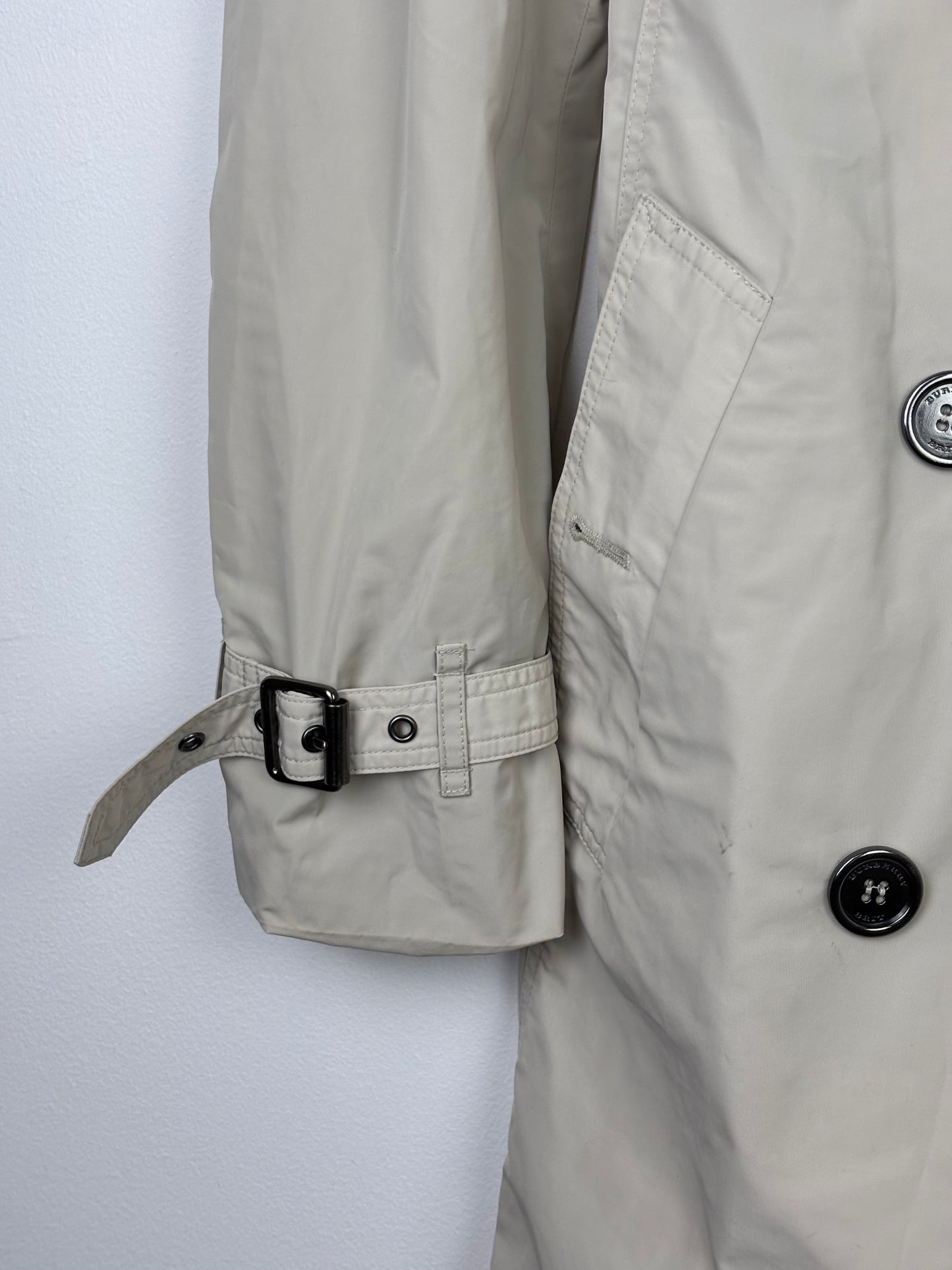 Burberry Brit Balmoral Packable Trench Coat Taffeta Beige - 4 UK
