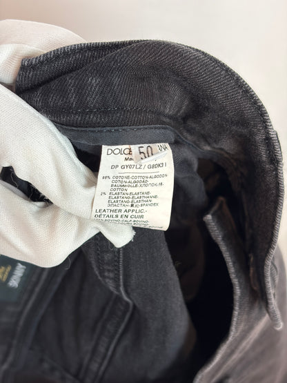 MENSWEAR - Dolce & Gabbana Black Skinny Fit Jeans - 50 IT