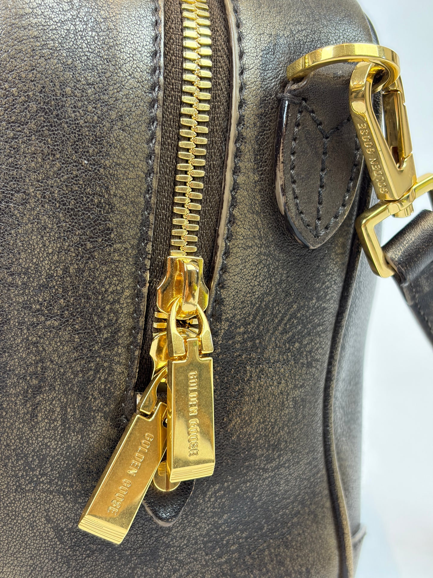 Golden Goose Vita Aged Leather bag