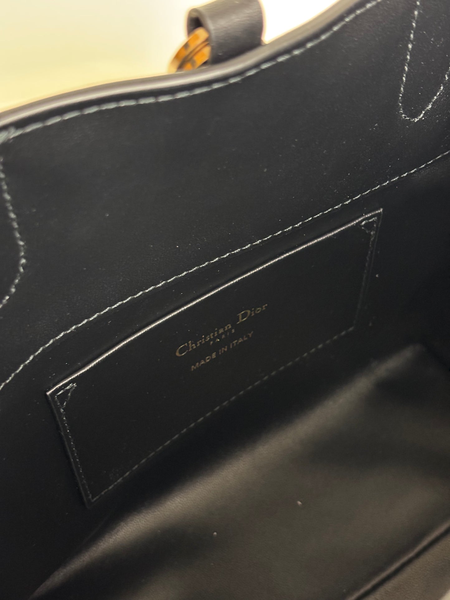 Dior Small Toujours Vertical Black Bag Cannage Calfskin