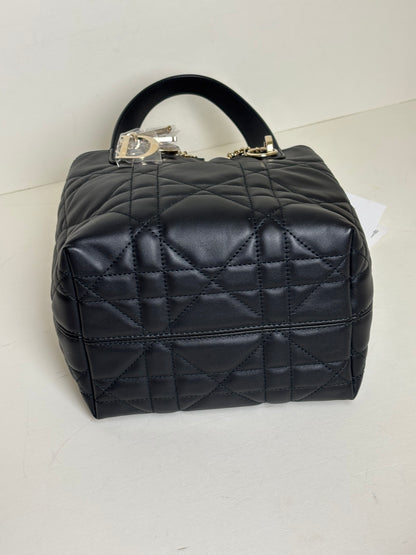 Dior Small Toujours Vertical Black Bag Cannage Calfskin