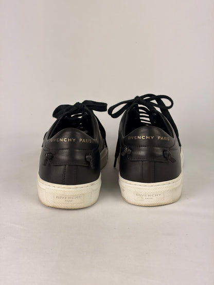 Givenchy Urban Street Leather Sneakers Black White - 4 UK