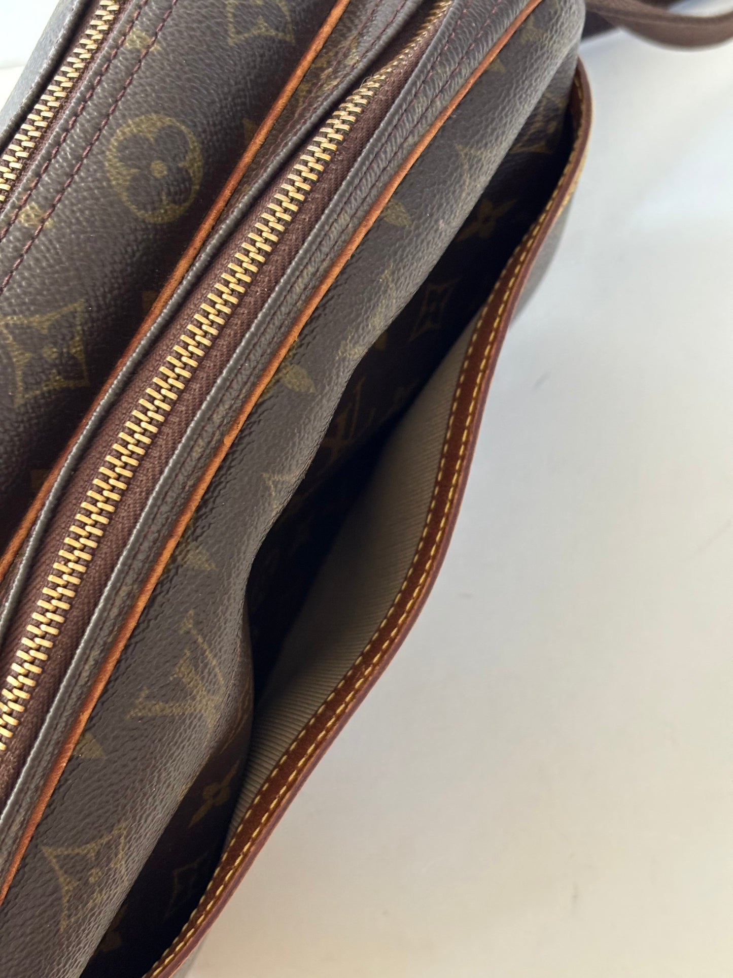 Louis Vuitton Reporter PM Monogram Canvas Brown