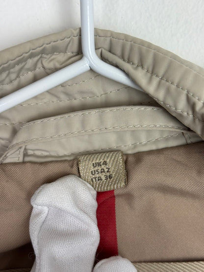 Burberry Brit Balmoral Packable Trench Coat Taffeta Beige - 4 UK
