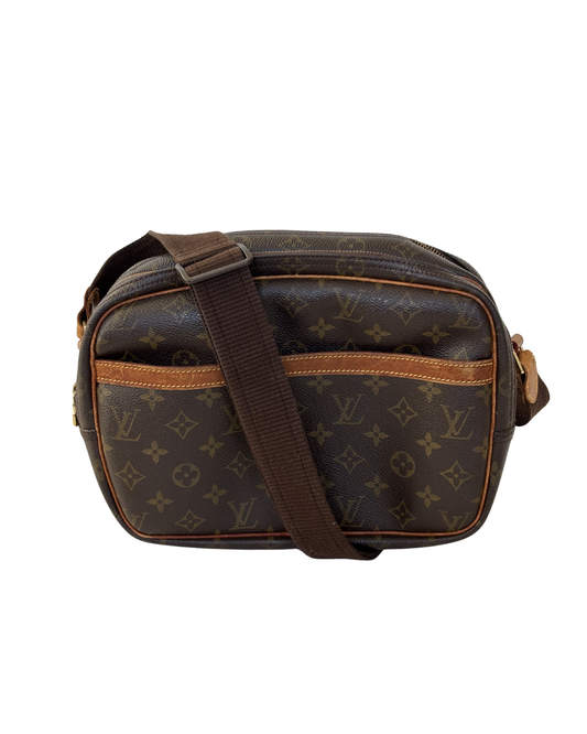 Louis Vuitton Reporter PM Monogram Canvas Brown