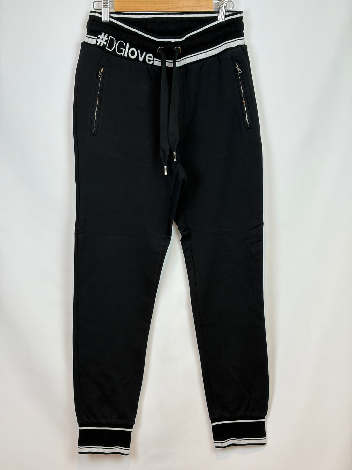 MENSWEAR - Dolce & Gabbana Black #DGLove Cotton Blend Joggers - 48 IT