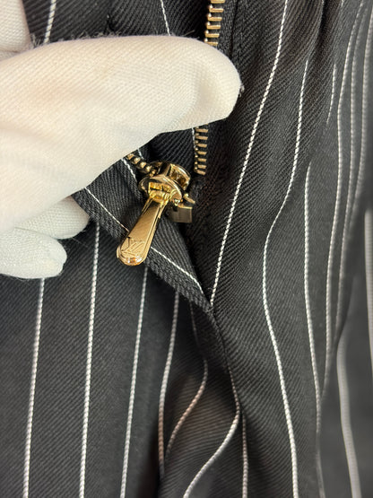 Louis Vuitton Silk & Cotton Pinstripe Trousers (with tags) - 34 IT