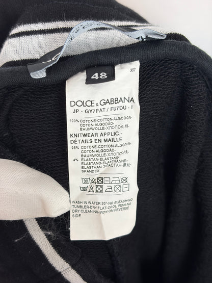 MENSWEAR - Dolce & Gabbana Black #DGLove Cotton Blend Joggers - 48 IT