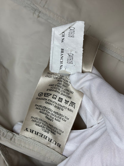 Burberry Brit Balmoral Packable Trench Coat Taffeta Beige - 4 UK