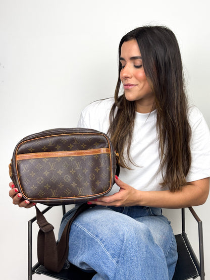 Louis Vuitton Reporter PM Monogram Canvas Brown
