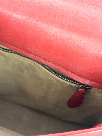 Bottega Veneta Intrecciato Crossbody Bag Burgundy Leather