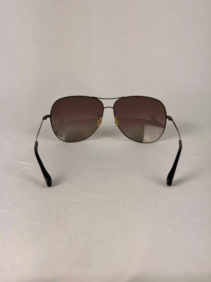 Marc Jacobs brown aviator sunglasses
