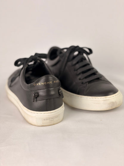 Givenchy Urban Street Leather Sneakers Black White - 4 UK