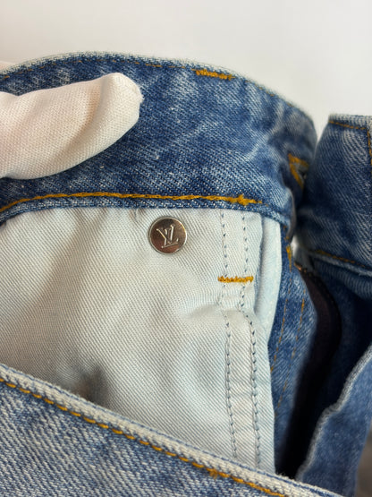 Louis Vuitton Monogram Denim Washed Jeans - 36 EU