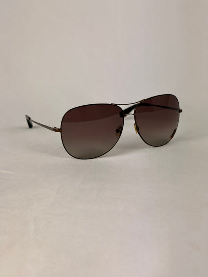 Marc Jacobs brown aviator sunglasses