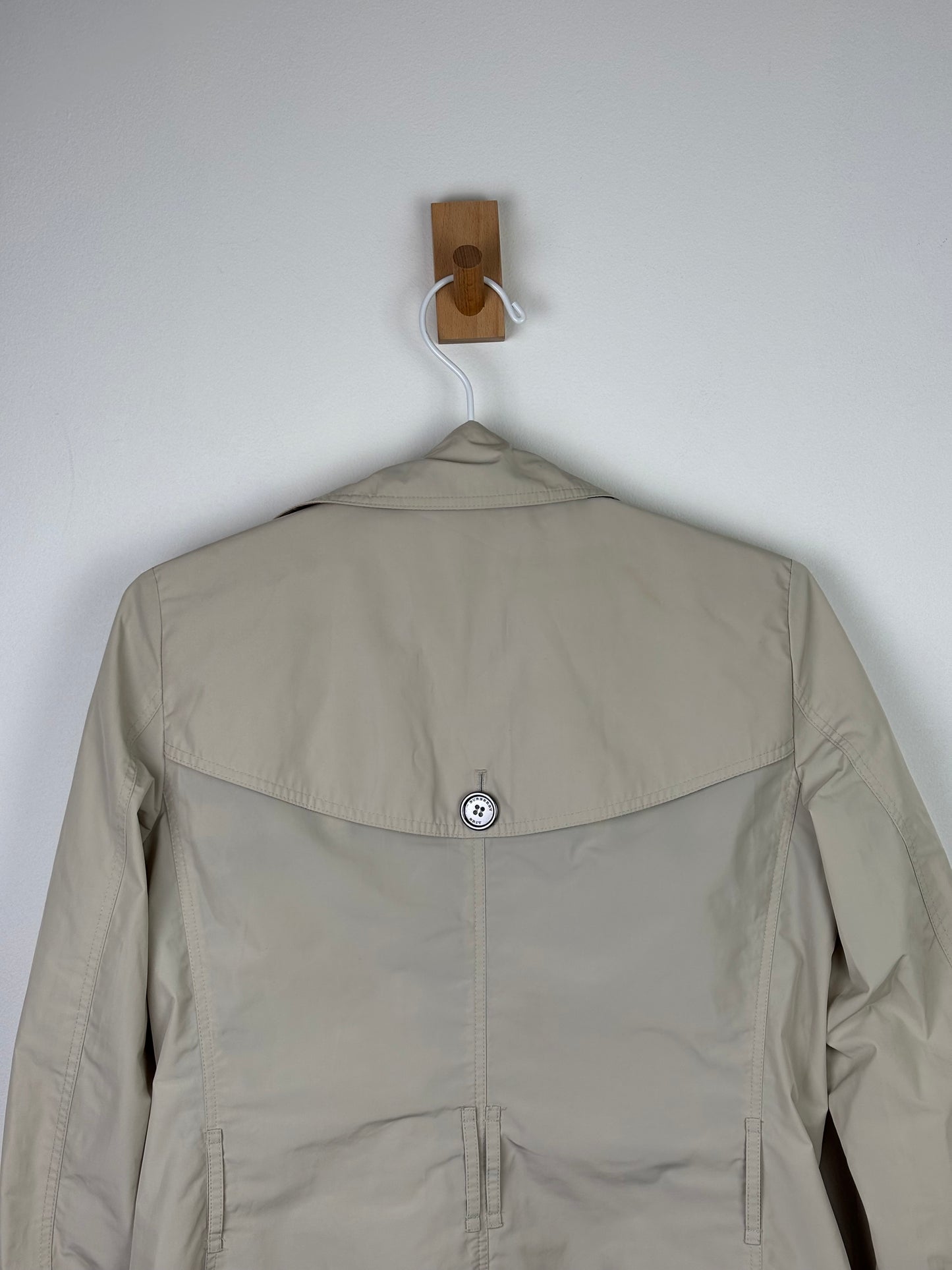 Burberry Brit Balmoral Packable Trench Coat Taffeta Beige - 4 UK