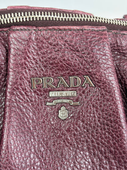 Prada Cervo Antik Bowler Handbag