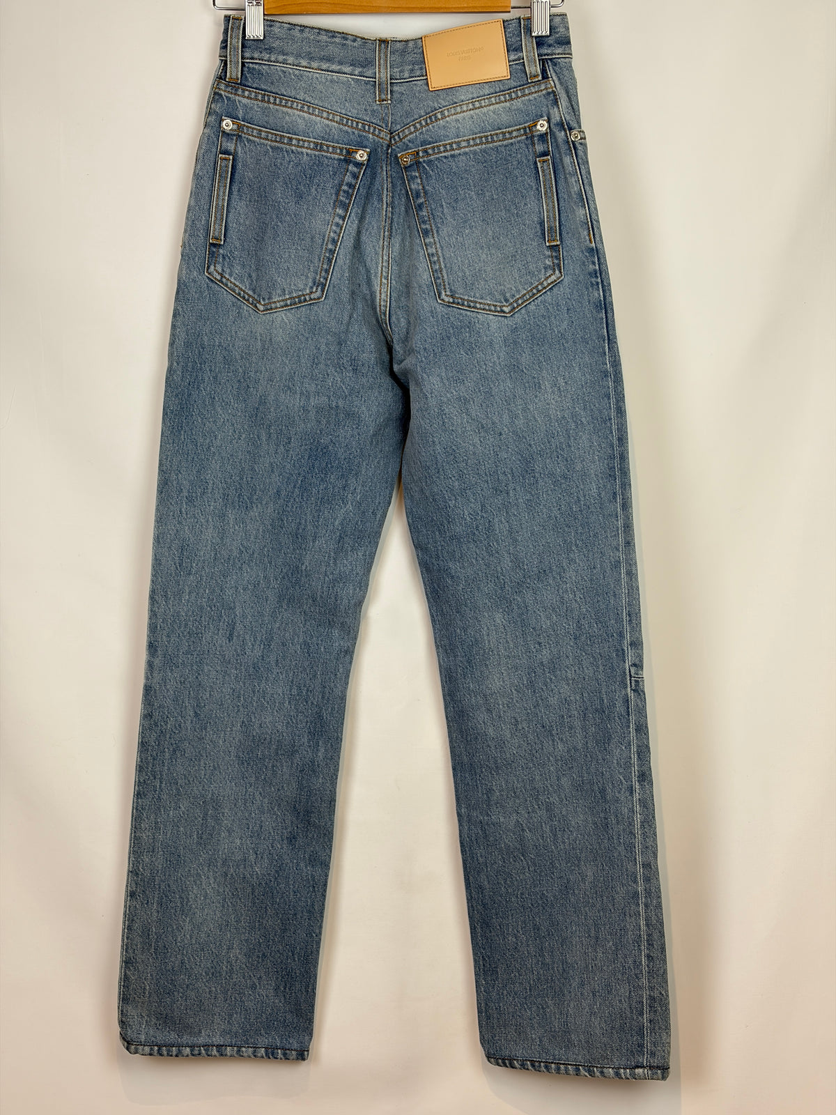 Louis Vuitton Monogram Denim Washed Jeans - 36 EU