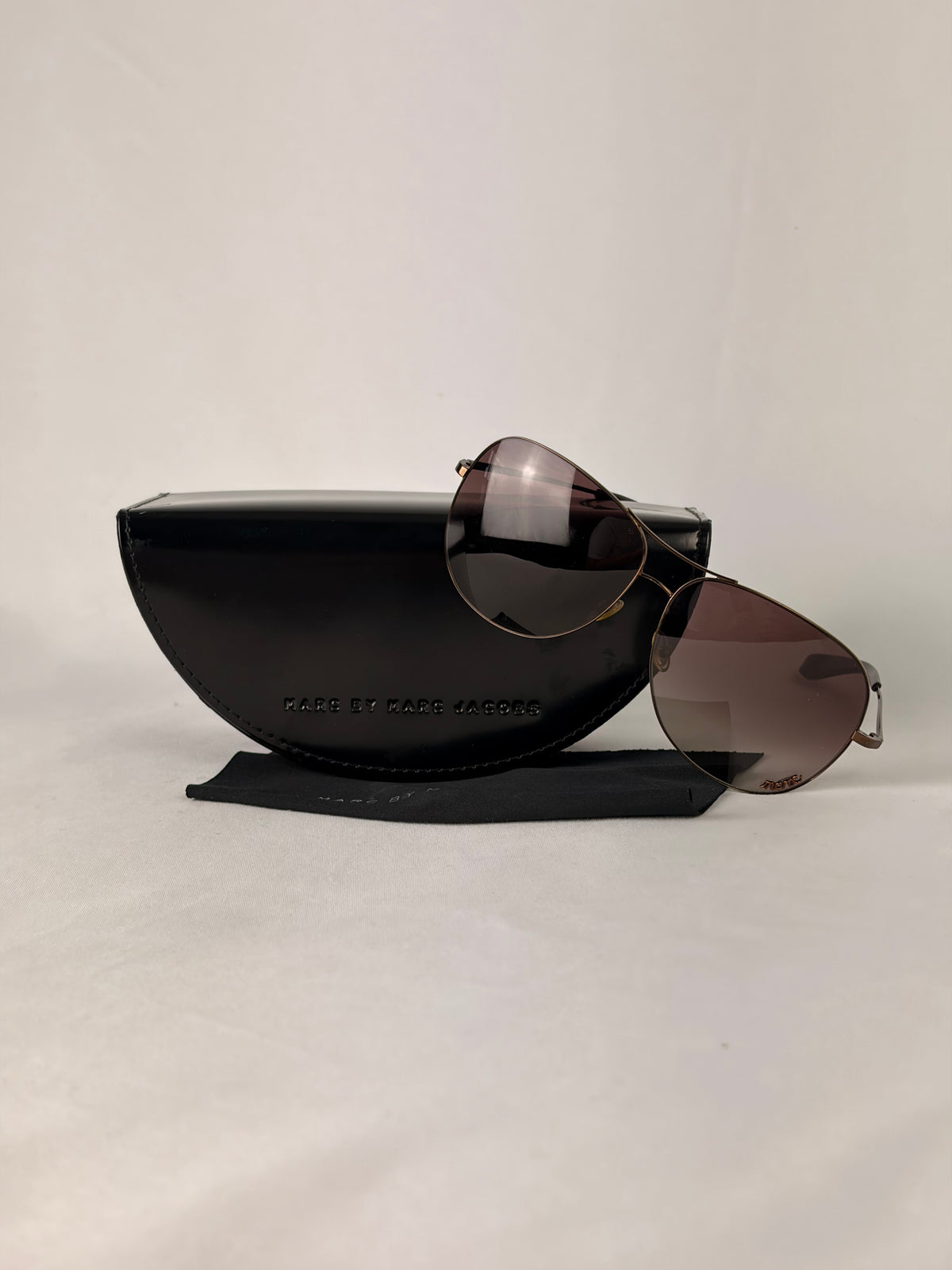 Marc Jacobs brown aviator sunglasses